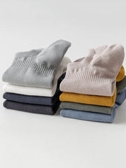 Set Of 2 Pairs: Plain Boat Socks