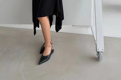 Elastic Waist Irregular Midi Skirt