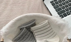 Set of 3: Striped Crew Socks