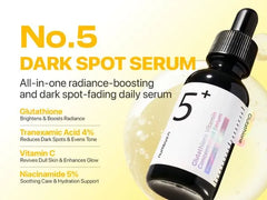 No.5+ Glutathione Vitamin Concentrated Serum 2pcs Bundle Set