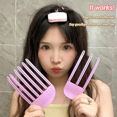 Plastic Volumizing Hair Comb (Various Designs) / Set