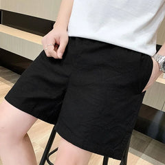 Mid Waist Quick Dry Plain Shorts