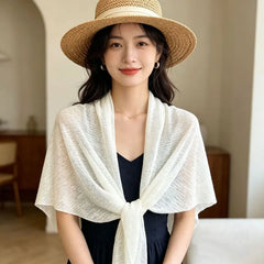 Plain Sheer Triangle Scarf