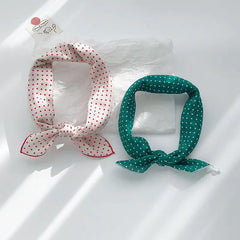 Polka Dot Square Scarf
