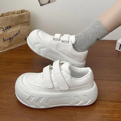 Platform Hook-and-Loop Strap Sneakers