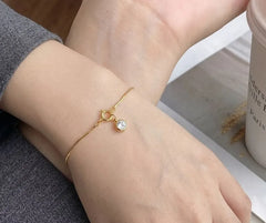 925 Sterling Silver CZ Snakebone Bracelet (Various Designs)
