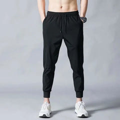 High Waist Baggy Straight Leg Pants / Jogger Pants