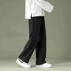 High Waist Baggy Straight Leg Pants / Jogger Pants