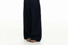 Halter Henley Plain Panel Lace Tank Top