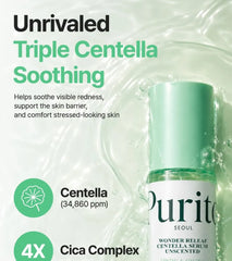 Wonder Releaf Centella Serum Unscented 2pcs Bundle Set