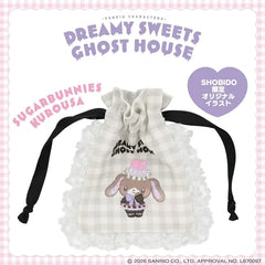 Sanrio Gingham Check Mini Drawstring Pouch Sugarbunnies Kurousa