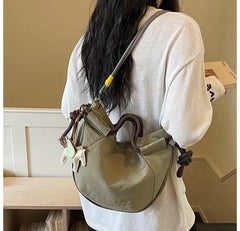 Nylon Rope Strap Crossbody Bag