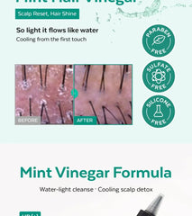 Mint Scalp Hair Vinegar