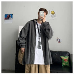 Oversized Corduroy Shirt Jacket