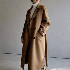 Double-Breasted Long Coat