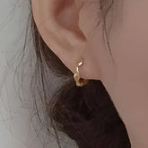 Twisted Hoop Earring