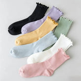 Set of 5: Lettuce Edge Socks