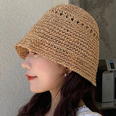 Straw Bucket Hat