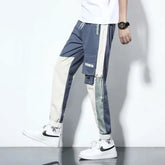 Asymmetrical Colorblock Jogger Pants