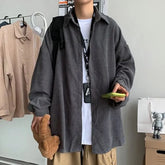 Oversized Corduroy Shirt Jacket