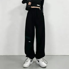 Plain Wide Leg Sweatpants