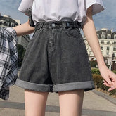 High Waist Denim Shorts