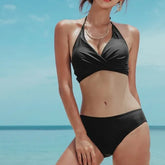 Plain Halter Bikini