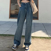 High Waist Loose Fit Jeans