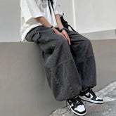 High Waist Baggy Cargo Jeans