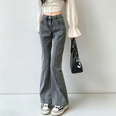 High Waist Flared Jeans