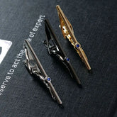 Rhinestone Alloy Tie Clip