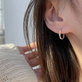 Twisted Hoop Earring