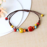 Ceramic Bead String Bracelet (various designs)