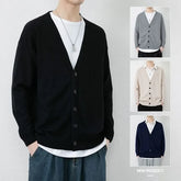 V-Neck Plain Cardigan