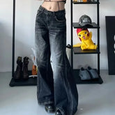 Low Waist Flared Jeans