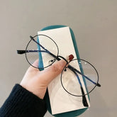Round Metal Frame Blue Light Blocking Glasses