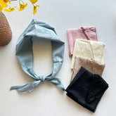 Plain Triangle Cotton Scarf