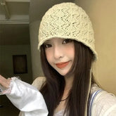 Plain Crochet Knit Beanie