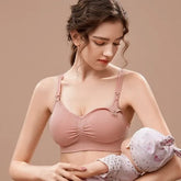 Maternity Plain Ruched Sports Bra
