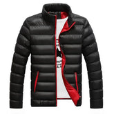 Mock Neck Zip-Up Puffer Jacket