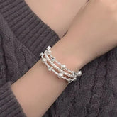 Rhinestone Layered Bangle