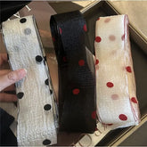 Polka Dot Narrow Scarf