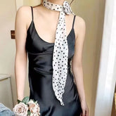 Polka Dot Narrow Scarf