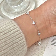 Rhinestone Alloy Bracelet
