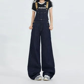 Baggy Denim Jumper Pants (Various Designs)