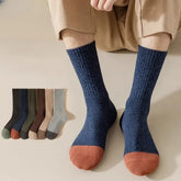 Two Tone Ribbed Socks