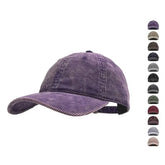 Corduroy Plain Cap