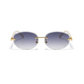 Retro Rimless Sunglasses