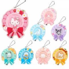 Sanrio Characters Rosette Secret Custom Acrylic Bag Charm (Blind Box)