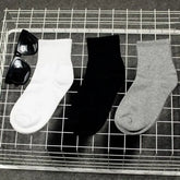 Plain Ribbed Socks